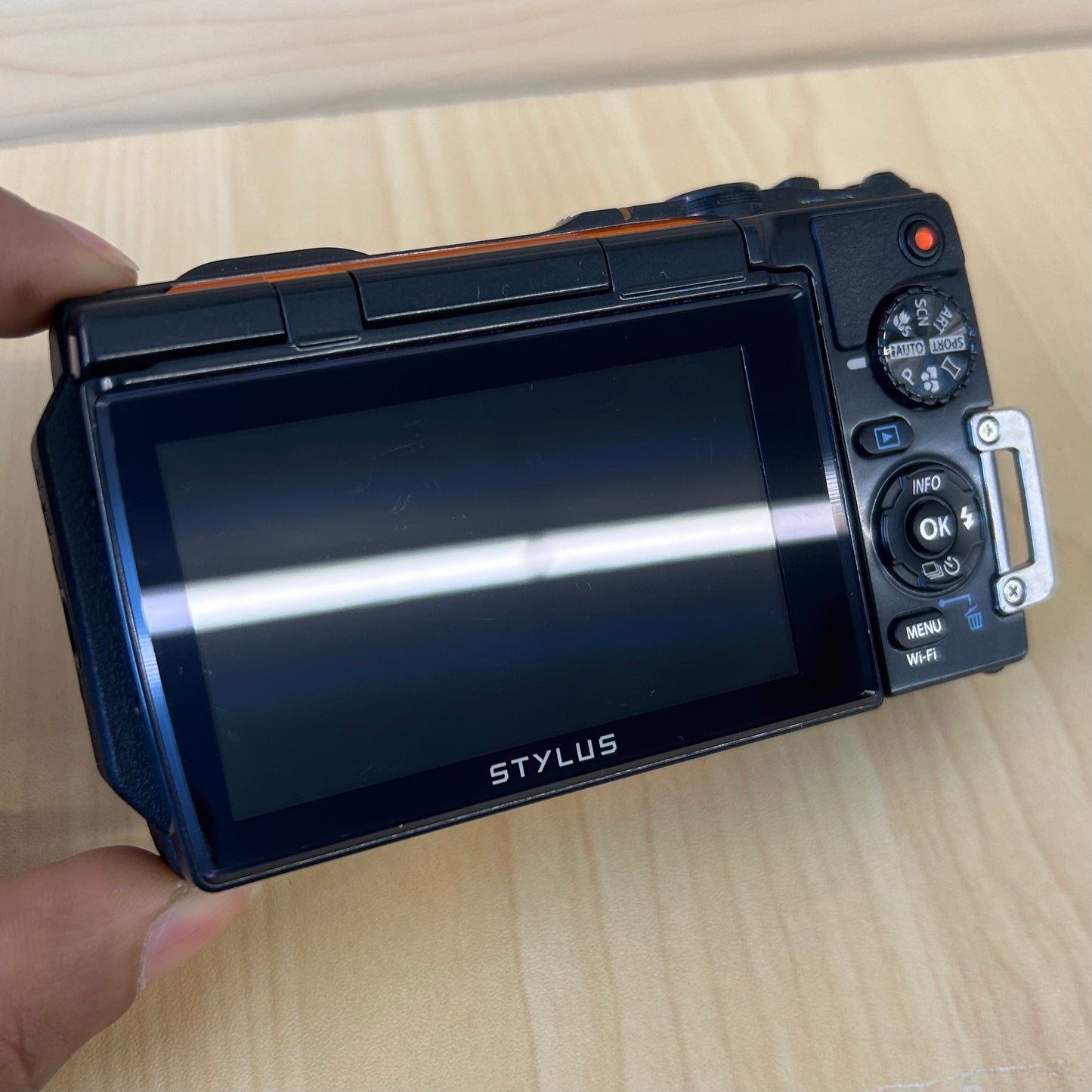 Used Olympus Stylus Tough TG-860 16.0MP Digital Camera - Orange