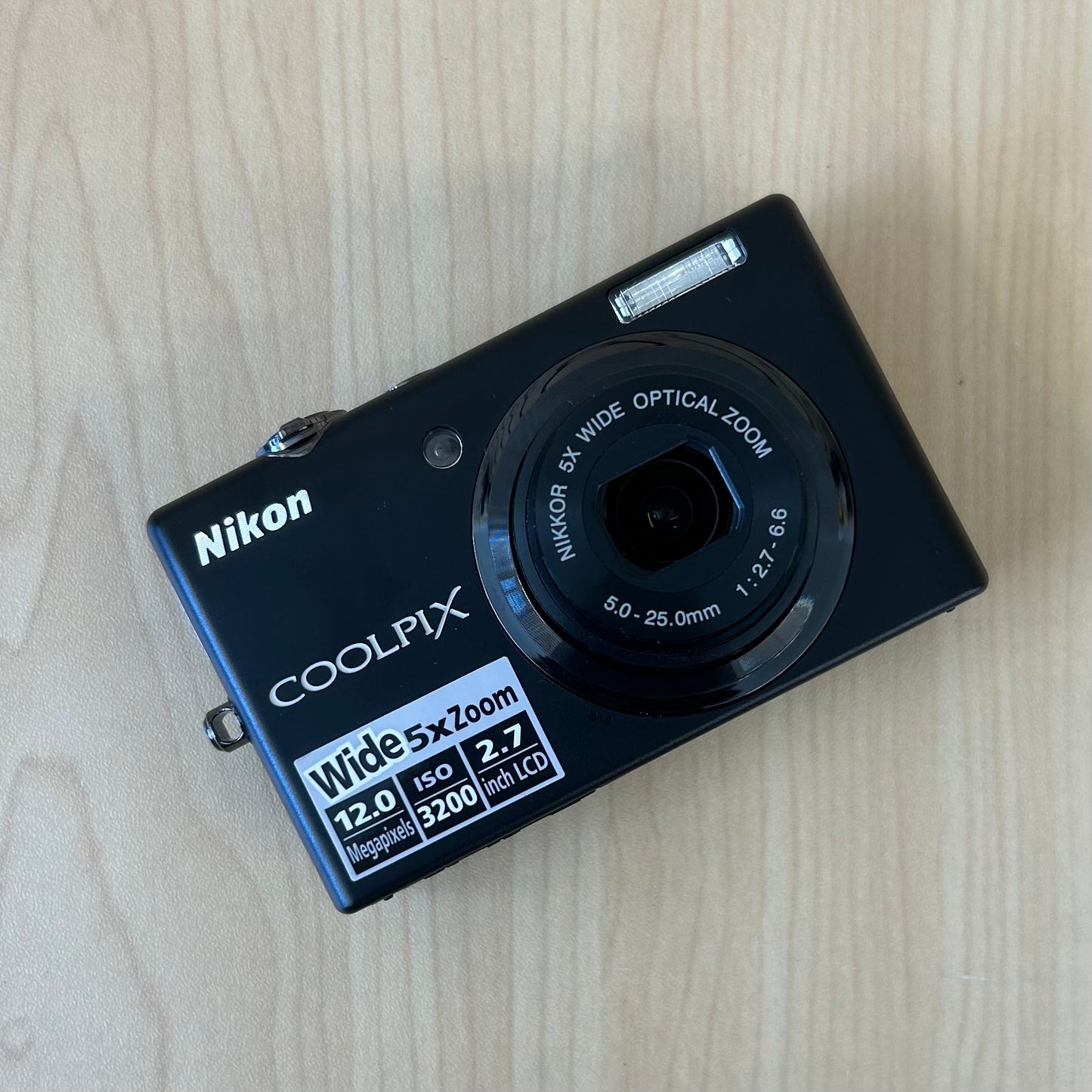 Used Nikon Coolpix S570 Digital Camera Black