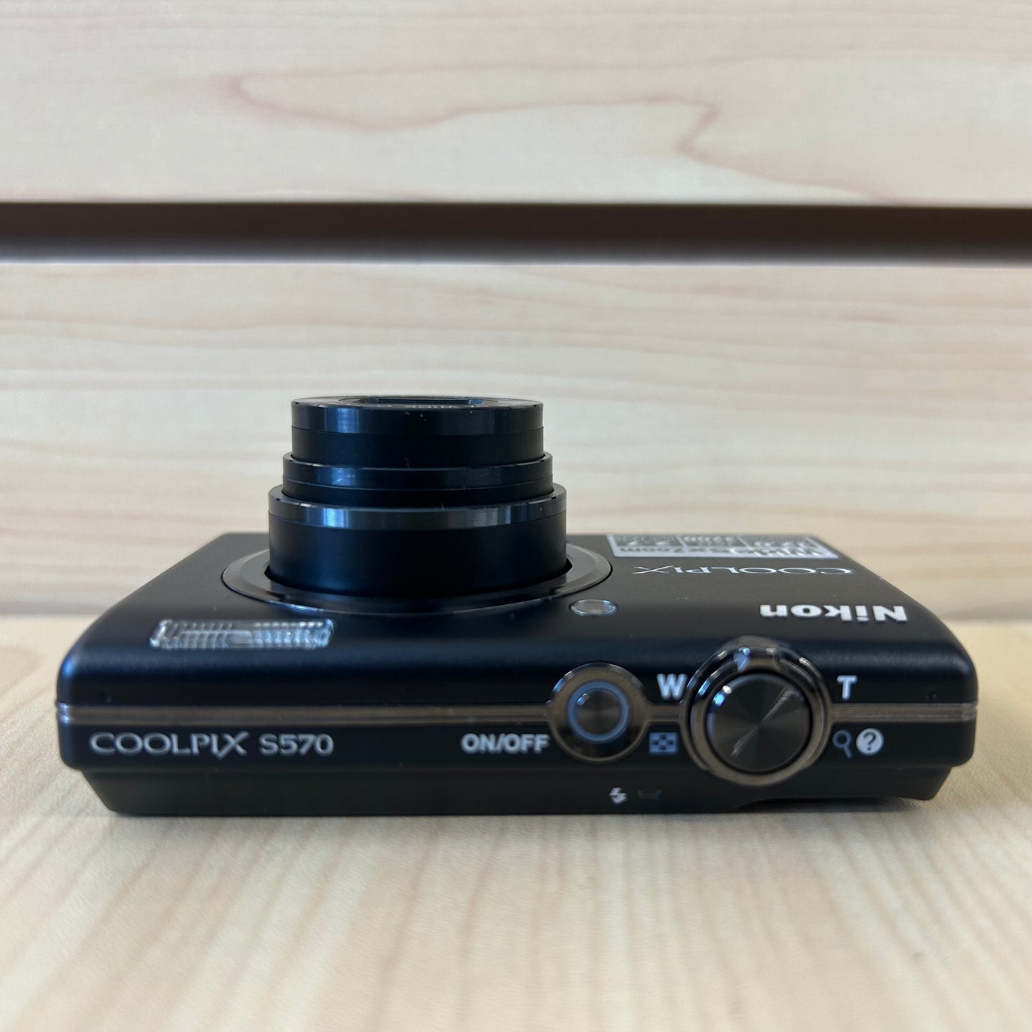Used Nikon Coolpix S570 Digital Camera Black