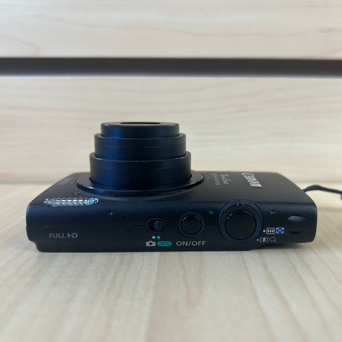 Used Canon PowerShot ELPH 110 HS Black Digital Camera